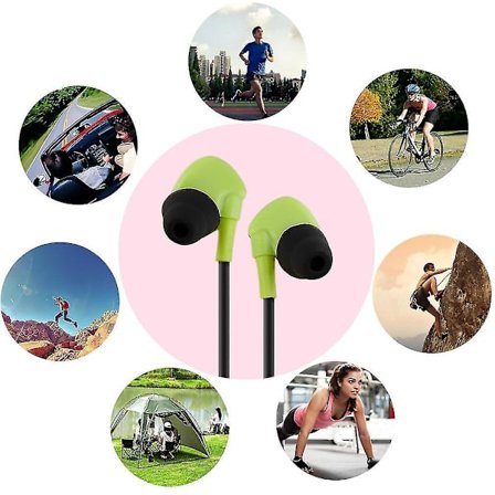 Ledningsbaserte ørepropper med stereo-bass, vanntett