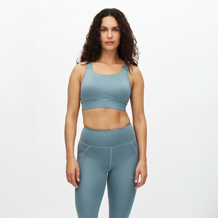 Sports-BH Röhnisch Firm Sports‐BH Høj Support Blå - Bodyman.dk