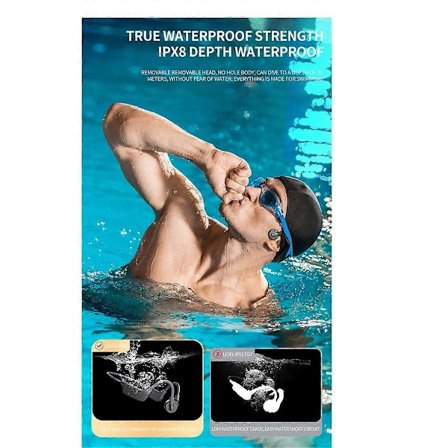 Beinlednings Bluetooth Øretelefon Dial Plug-in Øre Sport Trådløs Langvarig Kontinuitet K9 Pro Bluetooth Øretelefon