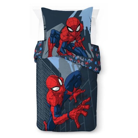Sängkläder Spiderman Rues de la Ville för barn säng enkel