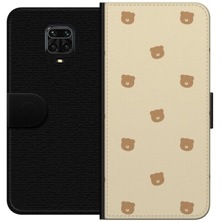 Plånboksfodral till Xiaomi Redmi Note 9S med Björnmönster