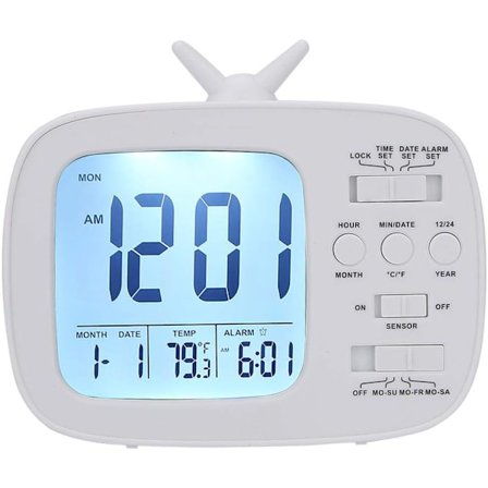 Digital Vekkerklokke, Multifunksjonell Intelligent Vekkerklokke, ZQKLA