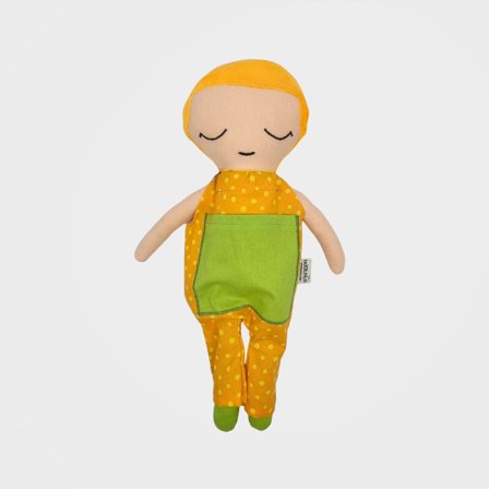Inclusive Handmade Doll Kian, Sustainable Dolls for Kids