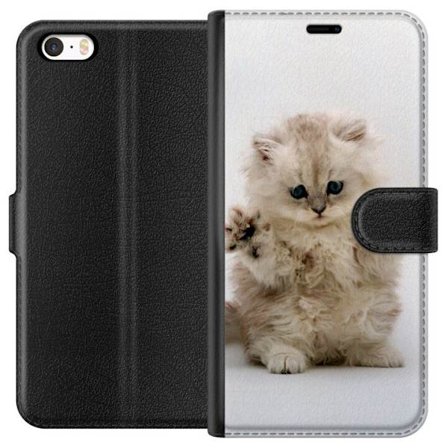 Yhteensopiva Lompakkokotelo Apple Apple iPhone 5 Kissa