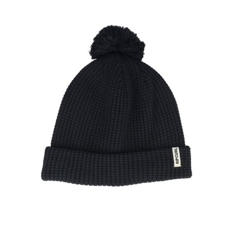Rip Curl - Svart pom Beanie - Anoeta Reg Beanie Black Pom @ Hatstore