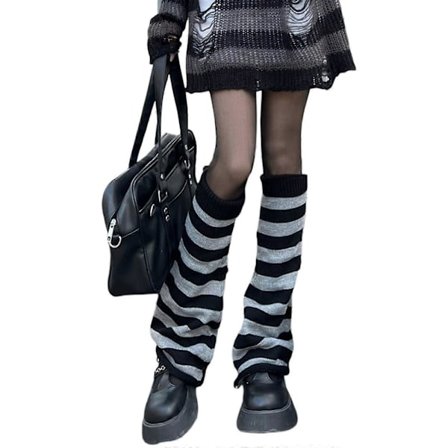 Lolita Benvarmere til Kvinder Teenagere Gotisk Strikkede Lange Sokker Kawaii Hæklede Benvarmere