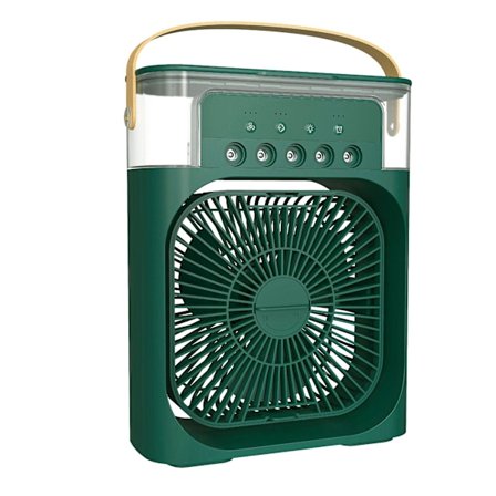 Bærbar Aircondition Luftkøler 4 i 1 600ml 3 Hastigheder Ventilator