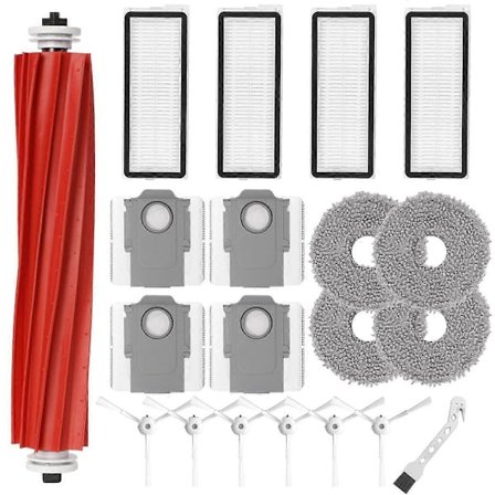 För Q Robtic -imurin pääharja sivuharja Hepa-suodatin moppityynyt pölypussit varaosat