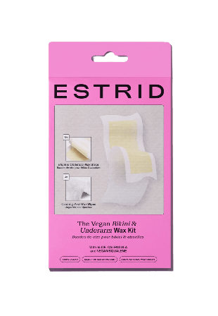 Estrid The Vegan Bikini & Underarm Wax Kit Hårborttagning Dam 16 ST