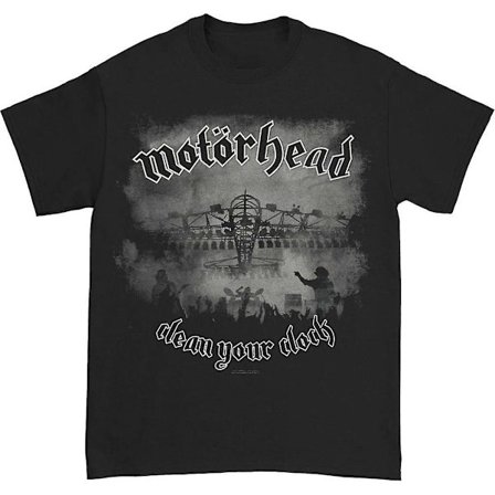 Motorhead Clean Your Clock Svartvit T-shirt