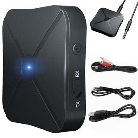 Trådlös Bluetooth 4,2 + EDR Ljudadapter 3.5 AUX RCA Telefon Bil