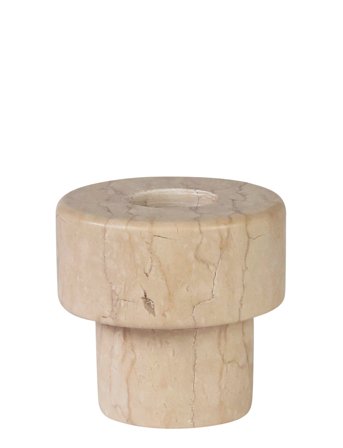 Mette Ditmer Marble Candleholder - Beige - H:5CM