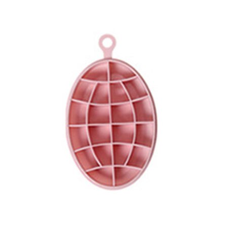 Geometrisk form silikoneform isterningebakke med låg is køkken DIY form