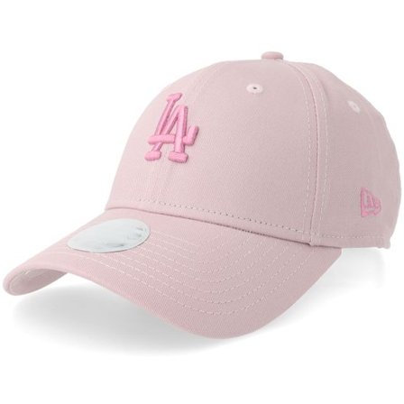 New Era - MLB Rosa adjustable Keps - Los Angeles Dodgers Womens League Essential Midi 9FORTY Pink Adjustable @ Hatstore