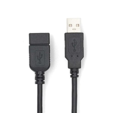 Nedis USB-forlengelseskabel 2 m - USB 2.0 med 480 Mbit/s