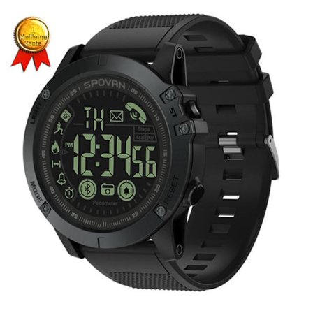 Smartwatch - TECH DISCOUNT - PR1-2 - IP68 - Bluetooth - Vandtæt skridttæller