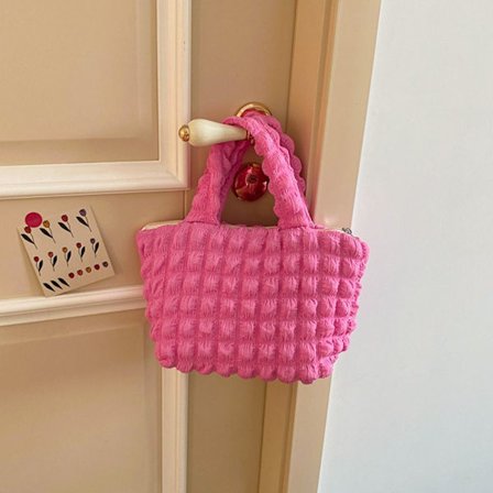 Tygväska Handväska ROSE RED