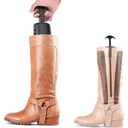 Støvlett leggstrekkere 1 par plast skostrekker sko tre shaper støvletter ekspander med håndtak