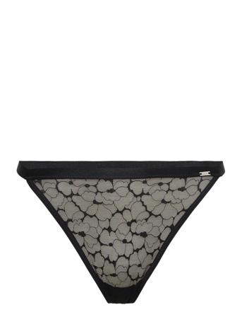 Brief Carmen Thong Midi Stringit Alusvaatteet Musta Lindex