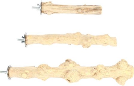 Naturlig Sittepinne av Kaffitre til Fugl - 30cm