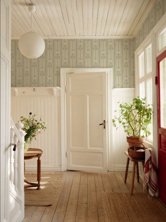 Duro Tapet, Nergården Classic Paper 008-13 Gammalsvenska Papper, L, Blå, Färg & tapeter