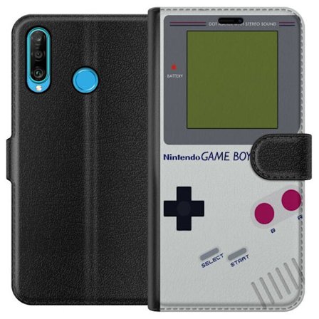 Kompatibelt Plånboksfodral till Huawei Huawei P30 lite Game Boy