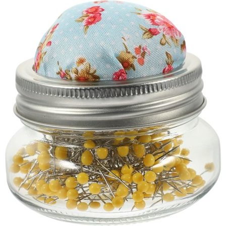 1 Set Sybox Set Sy Nål Kudde Sy Kuddar Hand Sy Tillbehör Broderi Rak Nål DIY Sy Nål Sy Nål Hållare Sy