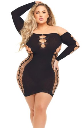 Diamond Drippin Dress Black Queensize - Woome.pl
