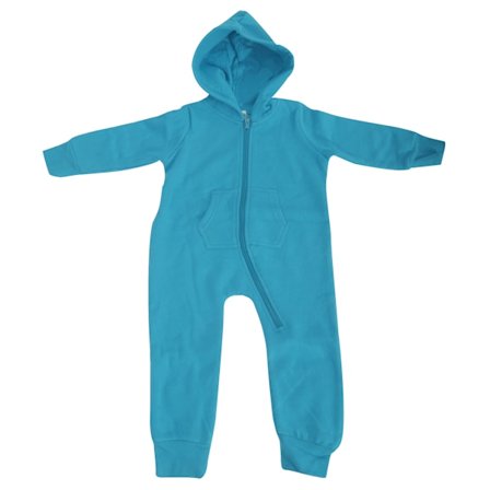 Comfy Co Unisex Baby Hooded Full Zip Onesie/All-in-one 12/18mth