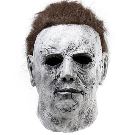 Michael Myers Cosplay Latex Mask Halloween Party Skräck Huvudbonader Carnival Fancy Dress Up Kostym rekvisita