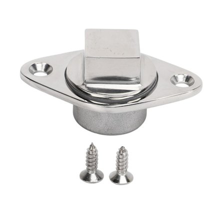 Veneen pohjaventtiili silikonitiivisteellä, ruostumaton teräs, 1 1/4 tuuman reiälle