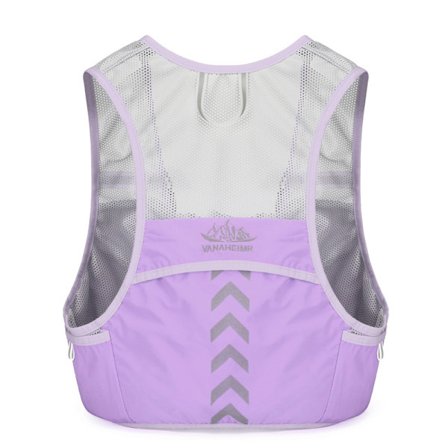 Maratonmaastojuoksureppu juoksuvesipussi ulkokäyttöön, vartalonmyötäinen kannettava roiskesuojattu pyöräilyreppu