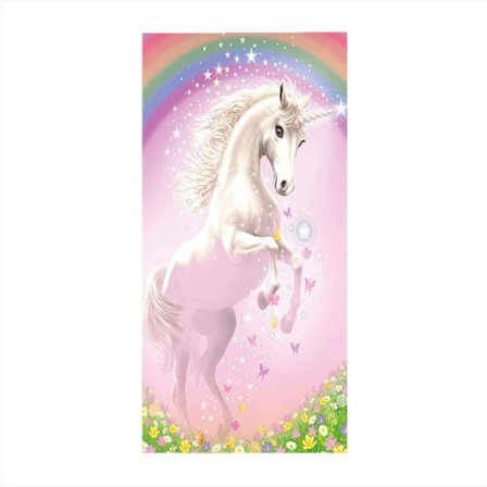 Enhjørning Strandhåndkle Reise Strandhåndkle Strandtilbehør 75*150 cm