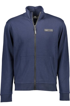 Plein Sport Felpa Con Zip Uomo Blu