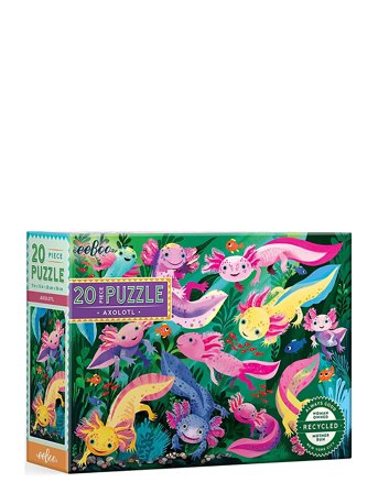 Eeboo | Puzzle 20 Pcs - Axolotl | ONE SIZE