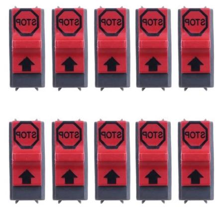 10pcs kill Tænd-sluk stop Switch fit Kompatibel med husqvarna 345 362 365 371 372 385 390 motorsav Hg