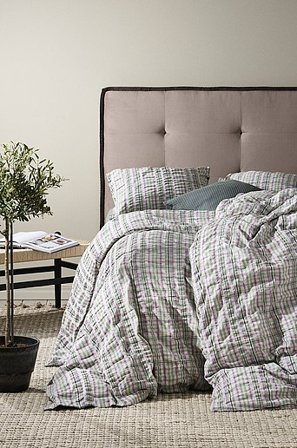 Jotex - Dekbedovertrek Paars Groen Paars groen - SKYE - Koop Dekbedovertrek bij Jotex