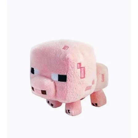 Minecraft Plysch Gris, Rosa Gris, 15cm