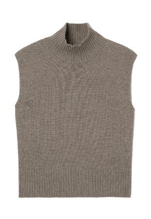 Wera Stickad väst med krage SCOTT Tröjor M