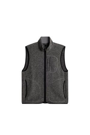 J.Lindeberg - Duncan Wool Fleece Vest - Fashion - Grey - Men - XXL