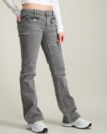 Gina Tricot Young Front pocket bootcut jeans Grau Jeans Mädchen - Kids Brand Store