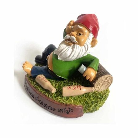 Havens Gartenzwerg Statue Udendørs Sjov Gartenzwerg Dekorativ Gartenzwerg Plænestatue til Terrasse Veranda Have