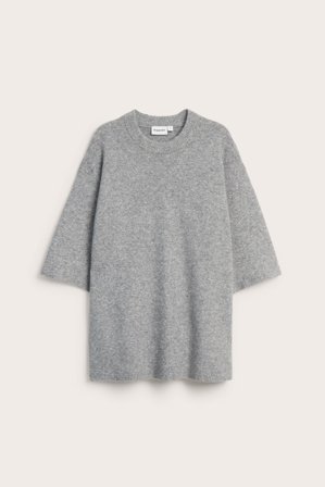 Kappahl | Lang strikkegenser | Lysegrå