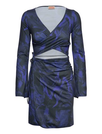 Dress Dresses Party Dresses Marineblå Barbara Kristoffersen By Rosemunde*Betinget Tilbud