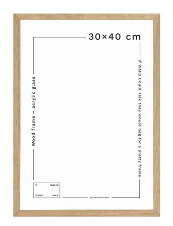 If Walls Could Talk | Iwct Frame Acrylic Glass | 70X100CM