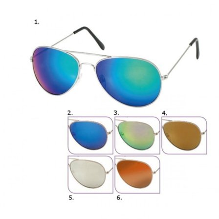 Pilot solbriller reflekterende