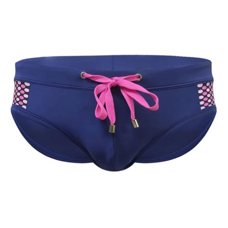 Herre Sommer Badeshorts Lav Livhøyde Snøring Sexy Badeshorts Prikkesting Trykk Badebukser