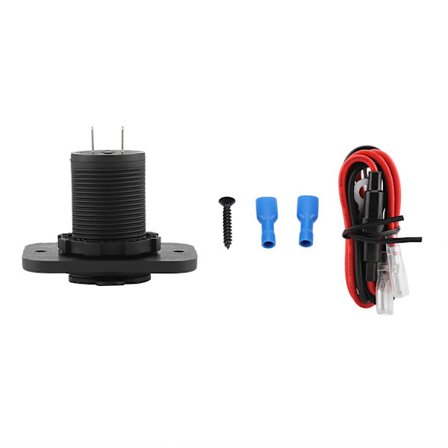 12V Dubbel USB-portuttag Bilcigarettändaruttag Delare Laddare Strömförsörjningsadapter