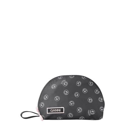 Ganni Smile Wash Tas , Grijs , Dames , Maat: ONE Size Toilettassen
