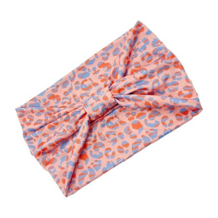 Hårbånd Bredt Hodebånd Sklisikkert Turban Dame Leopard Hodebånd for Yoga Sport